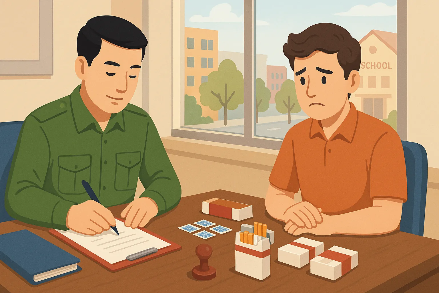 Bán thuốc lá trước cổng trường bị xử phạt bao nhiêu?