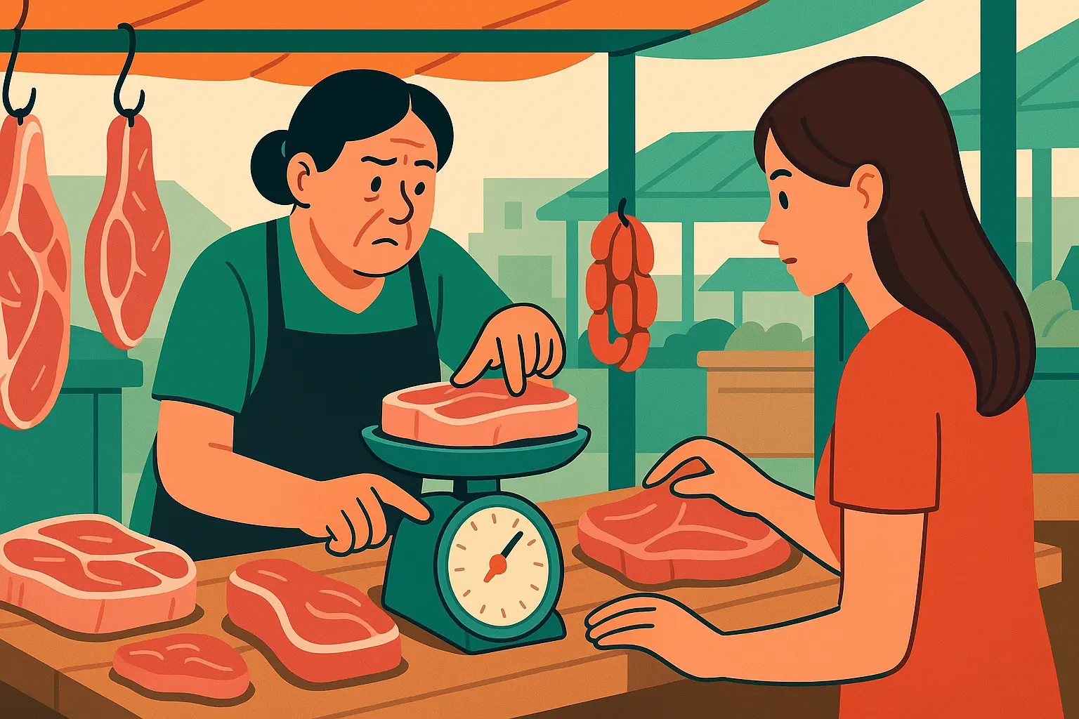 Chỉnh sửa cân khi bán hàng bị xử lý như thế nào?