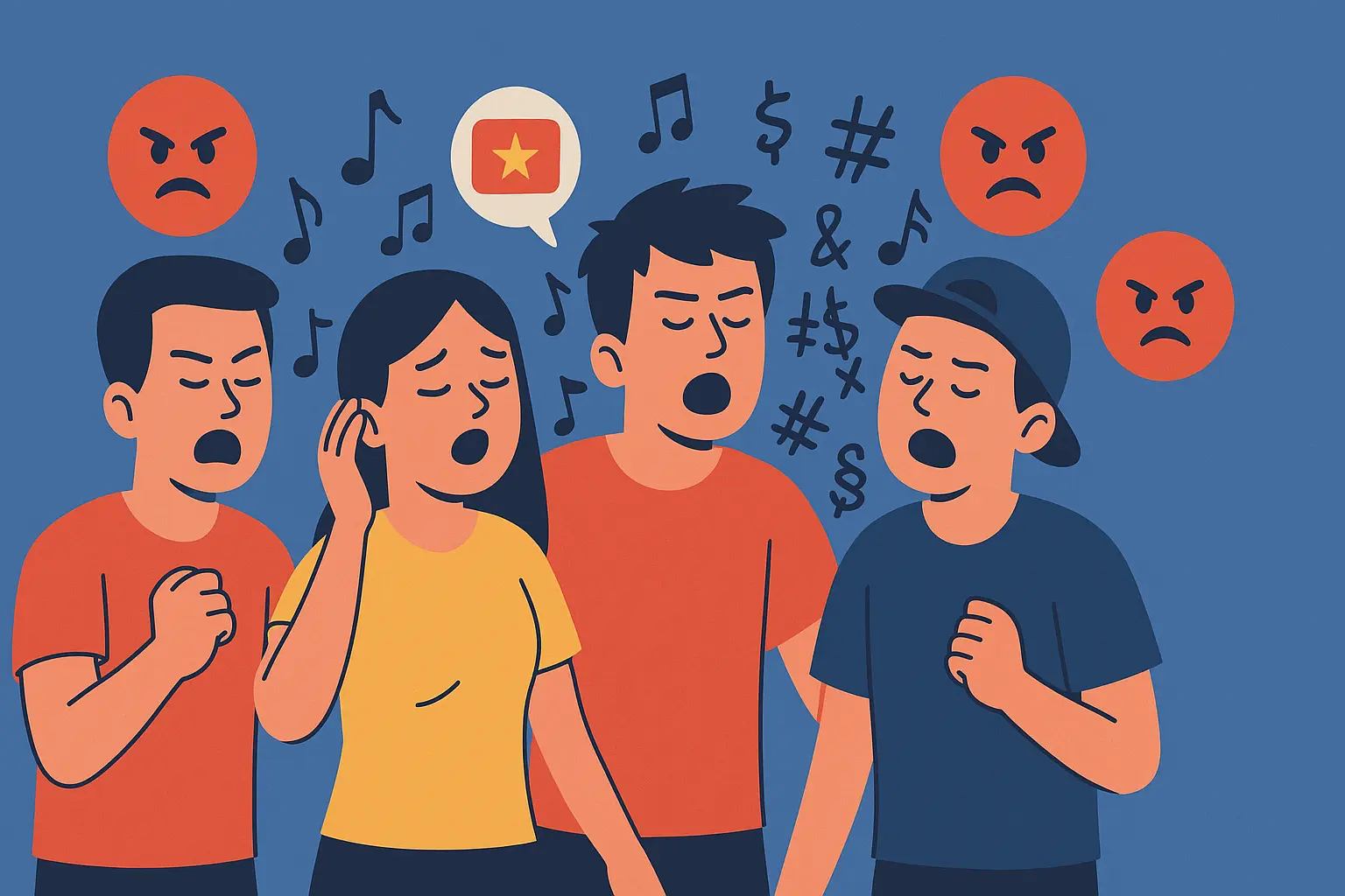 Thế nào là hành vi chế lời Quốc ca để quảng cáo?