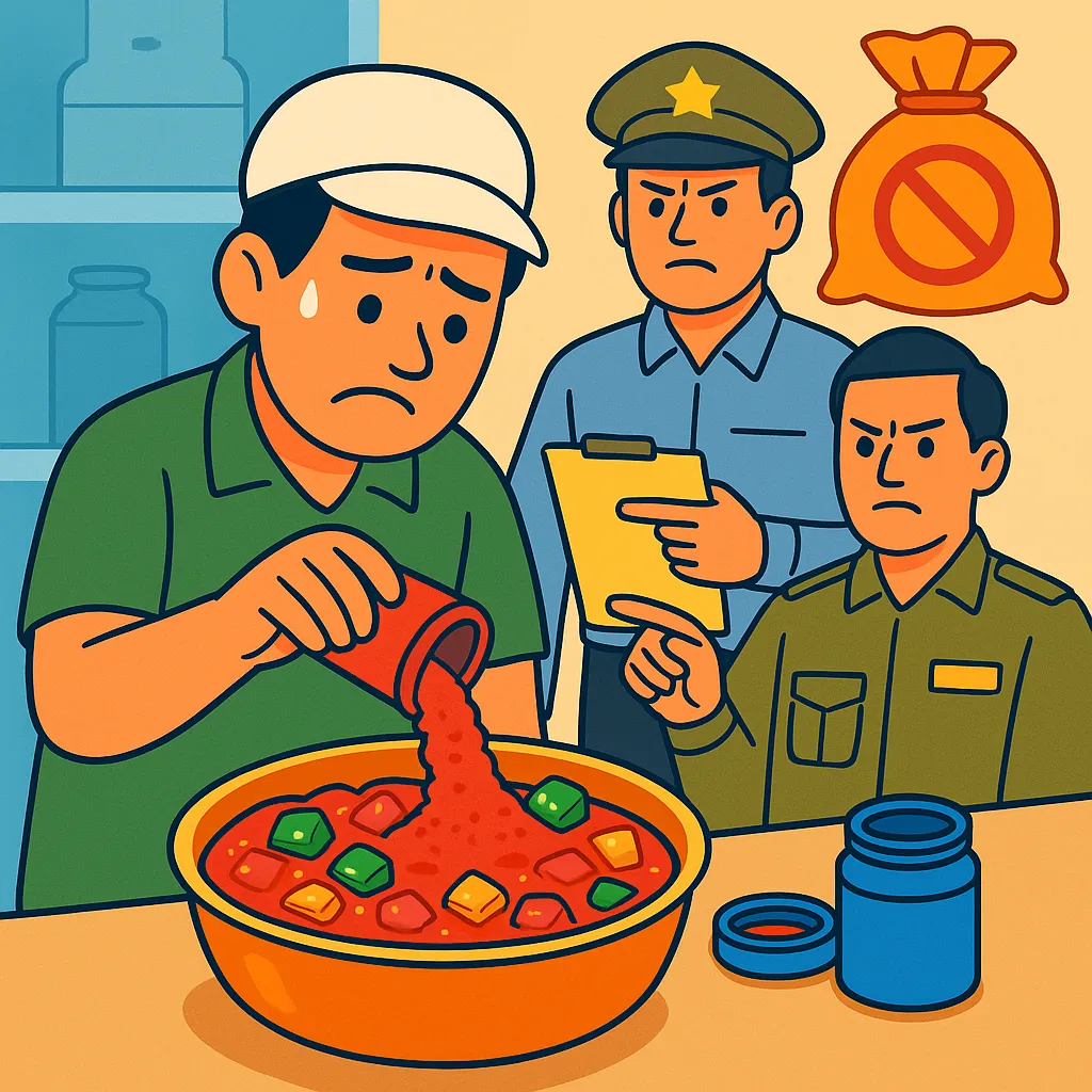 Sử dụng chất phụ gia ngoài danh mục được phép để chế biến thực phẩm bị xử phạt bao nhiêu?