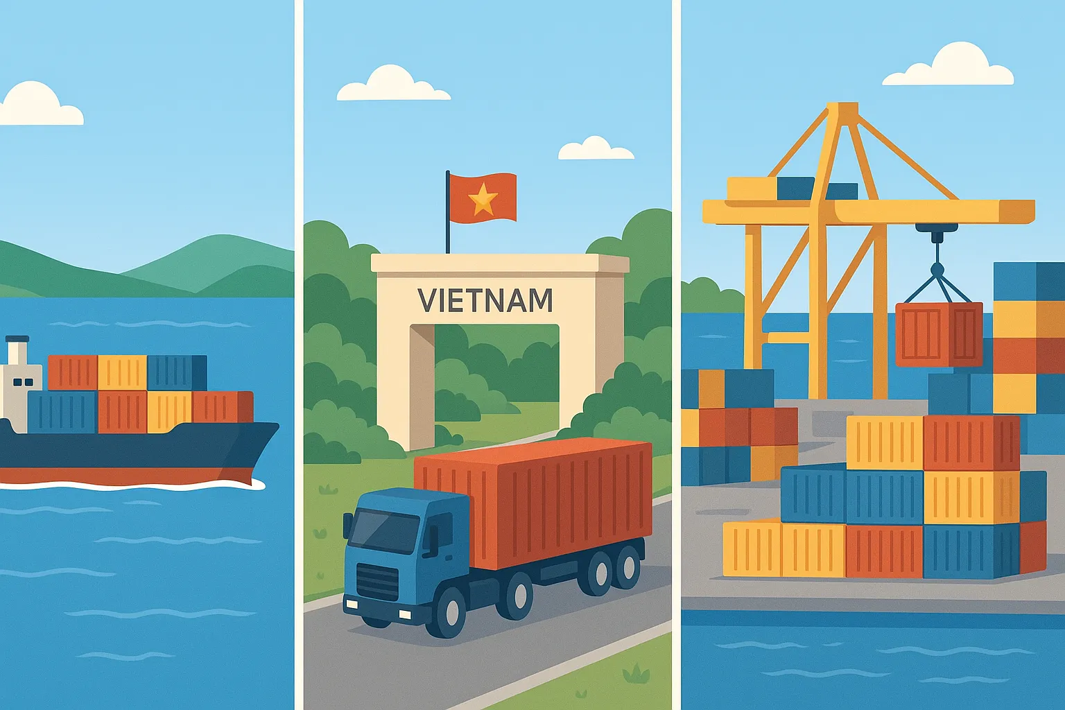 Chuyển khẩu hàng hóa gồm những hình thức nào?