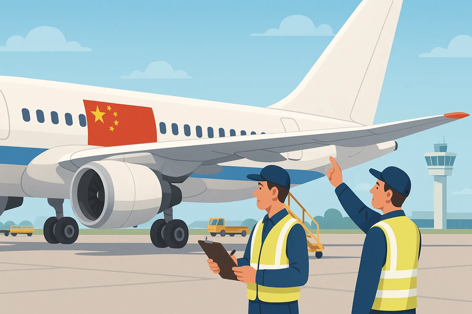 Máy bay chở khách mà không sơn quốc kỳ có bị xử phạt không?