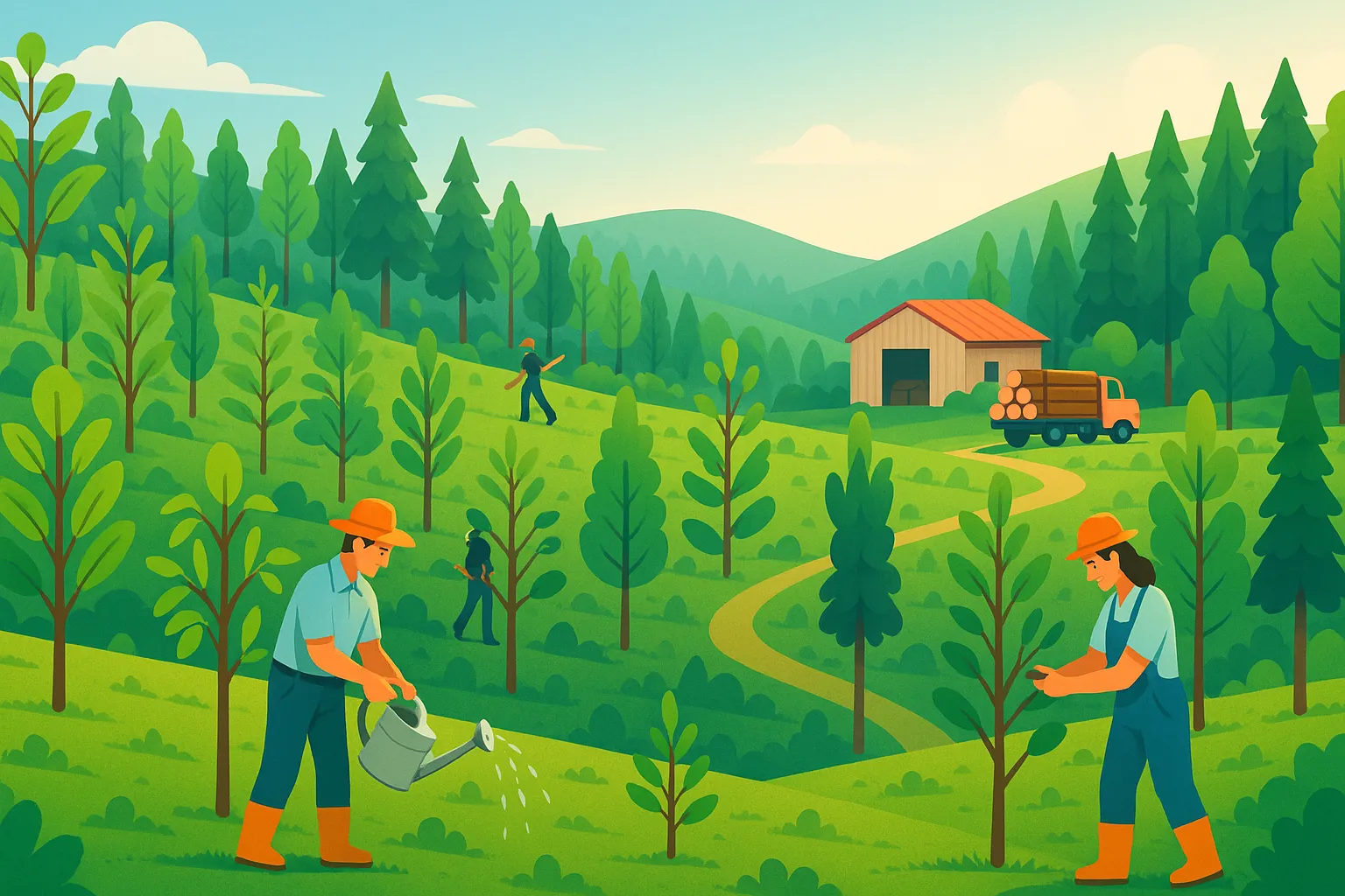 Đất trồng rừng là gì?