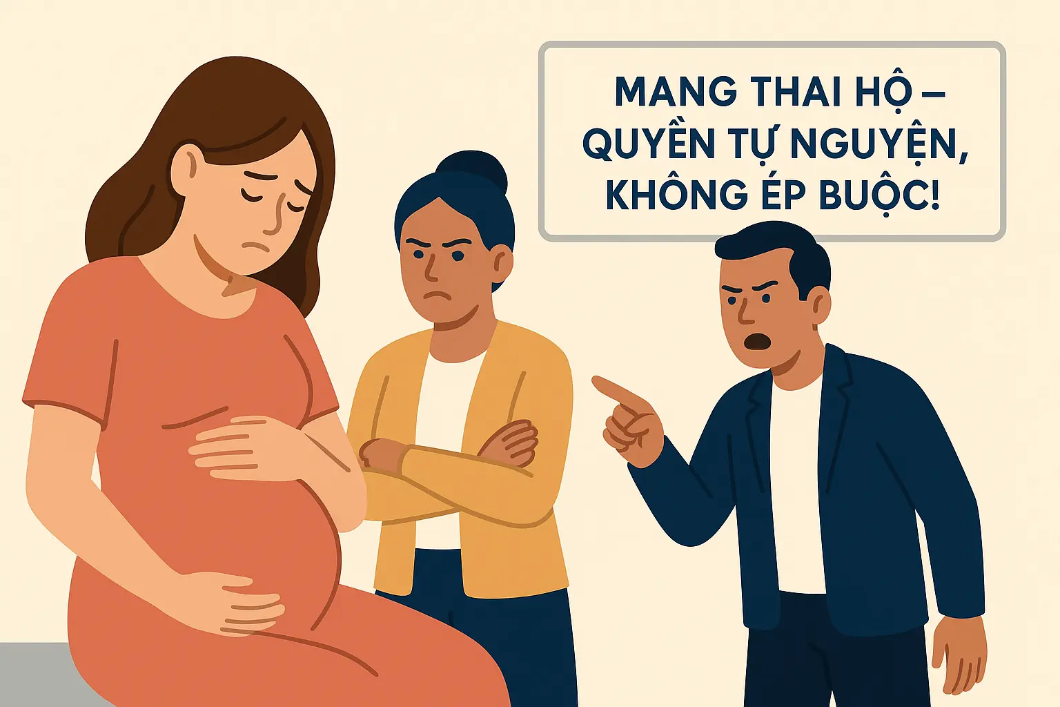 Bị ép buộc, đe dọa khi mang thai hộ thì được pháp luật bảo vệ như thế nào?
