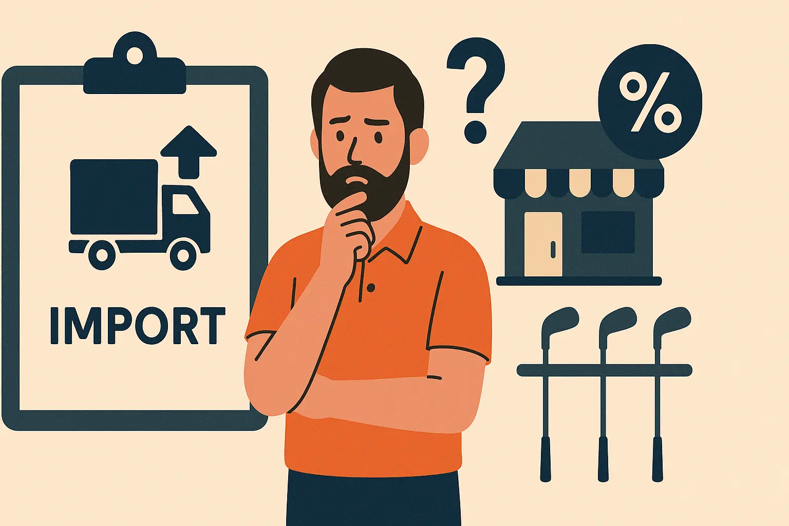 Các loại thuế phải nộp khi nhập khẩu gậy golf vào Việt Nam