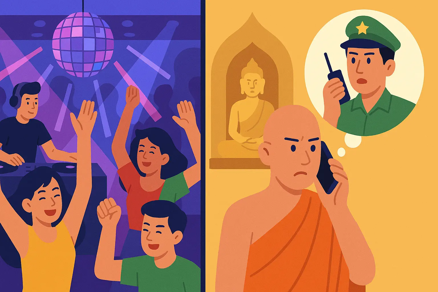 Có được phép kinh doanh quán bar cách chùa 100 mét không?