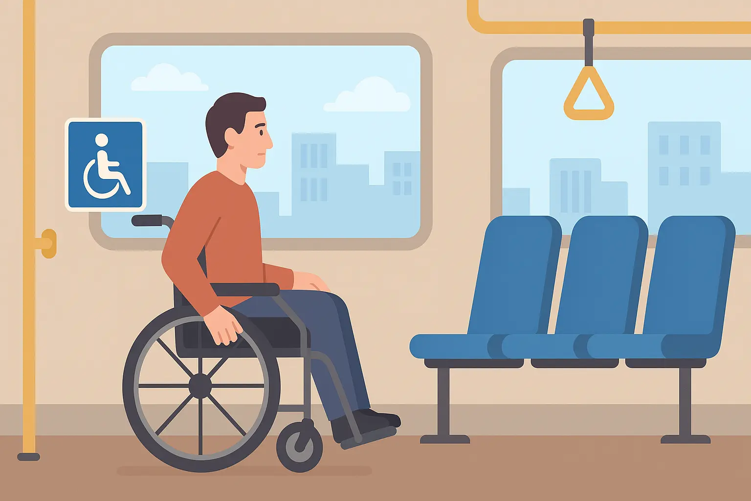 Xe buýt không có ghế cho người khuyết tật có vi phạm pháp luật không?