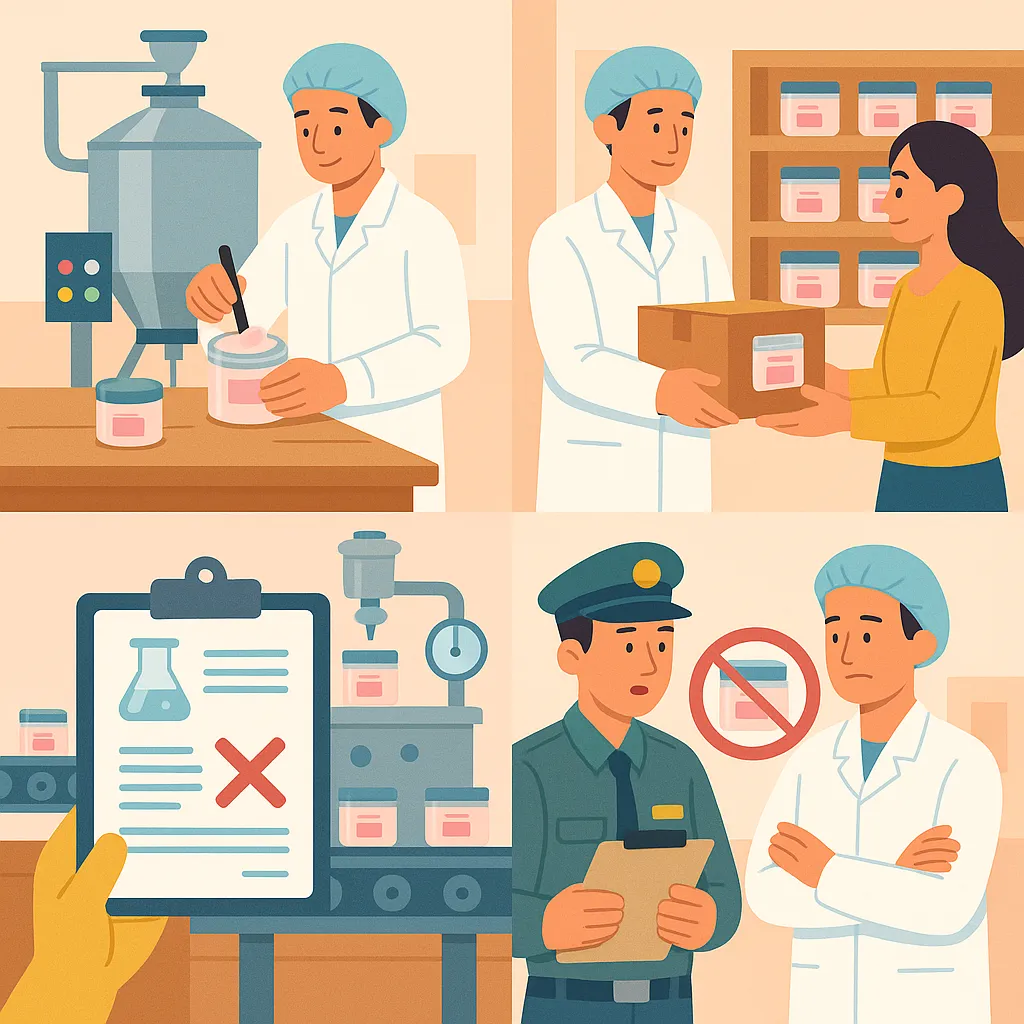 Mỹ phẩm gia công không đạt chất lượng bị xử phạt bao nhiêu?