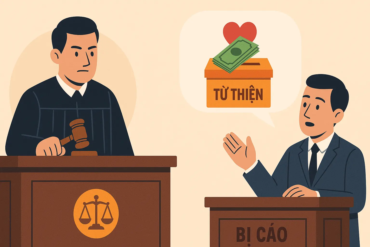 Dùng tiền nhận hối lộ để làm từ thiện có được xem là tình tiết giảm nhẹ không?