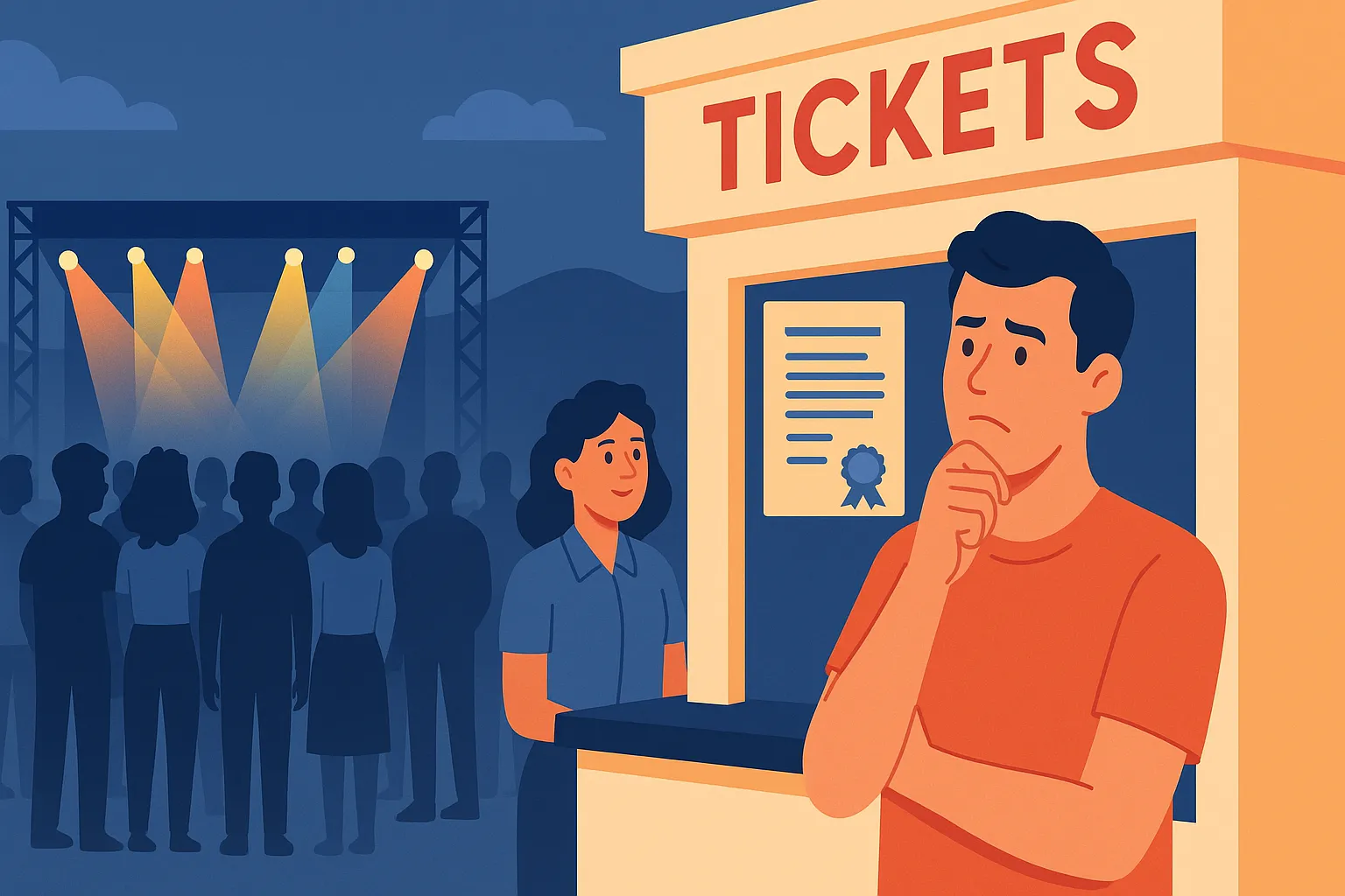 Cá nhân tổ chức sự kiện bán vé có phải xin giấy phép không?