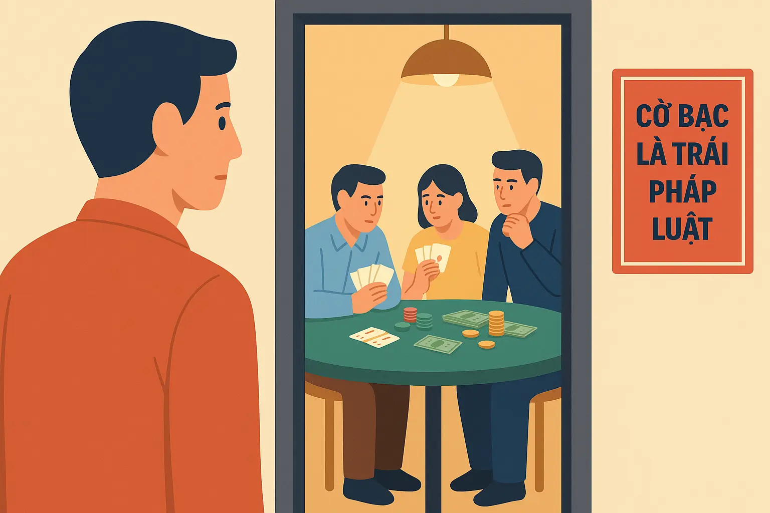 Trường hợp nào người đứng xem đánh bài có thể bị xử phạt?Trường hợp nào người đứng xem đánh bài có thể bị xử phạt?