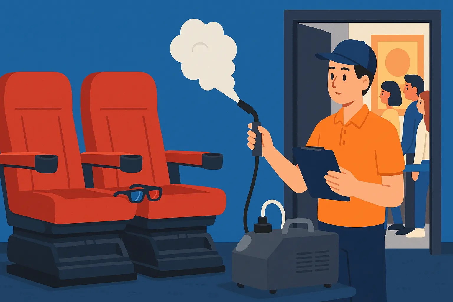 Điều kiện đối với phòng chiếu phim có sử dụng hiệu ứng đặc biệt tác động đến người xem phim là gì?