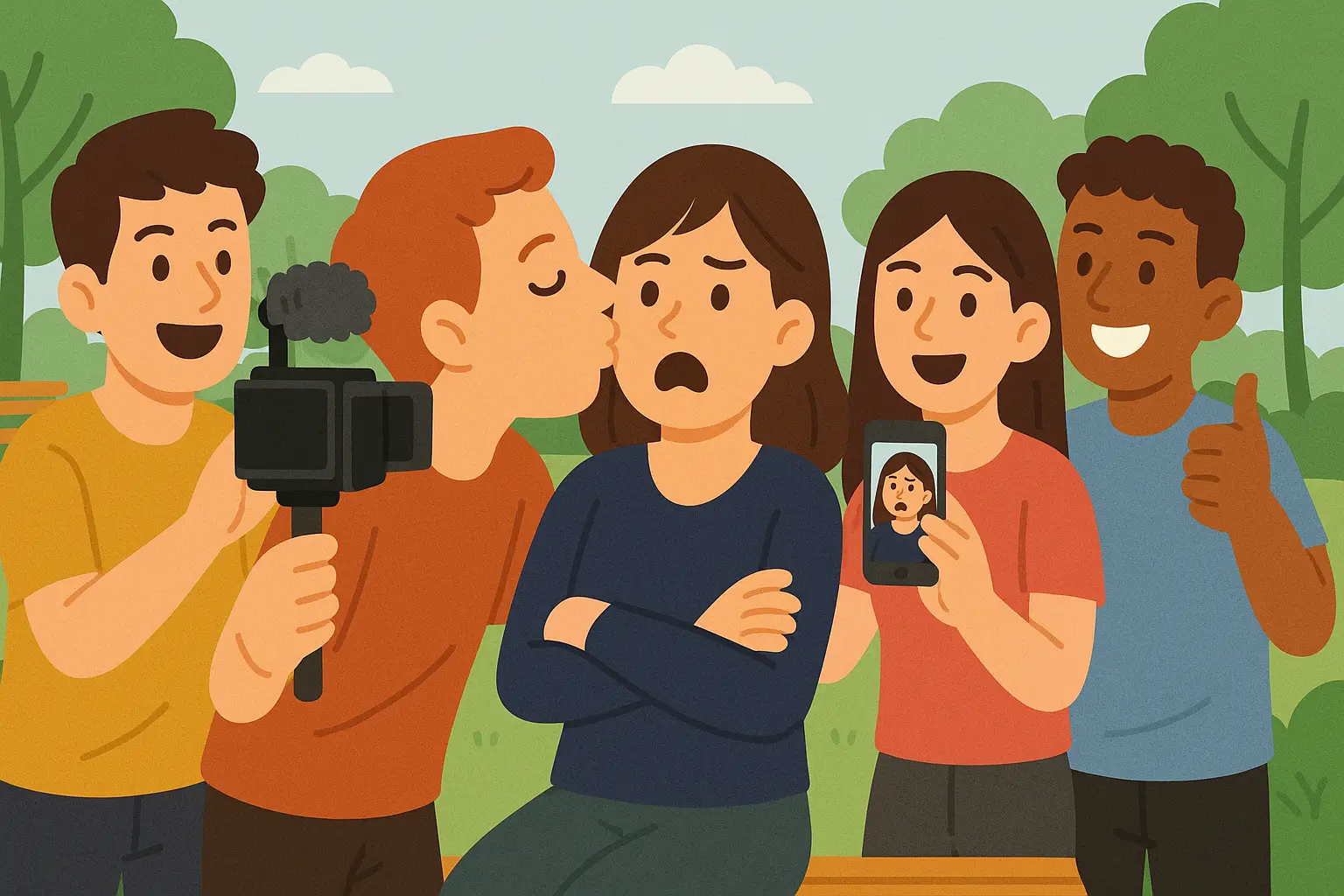 Hành vi hôn trộm người khác có bị coi là vi phạm pháp luật không?