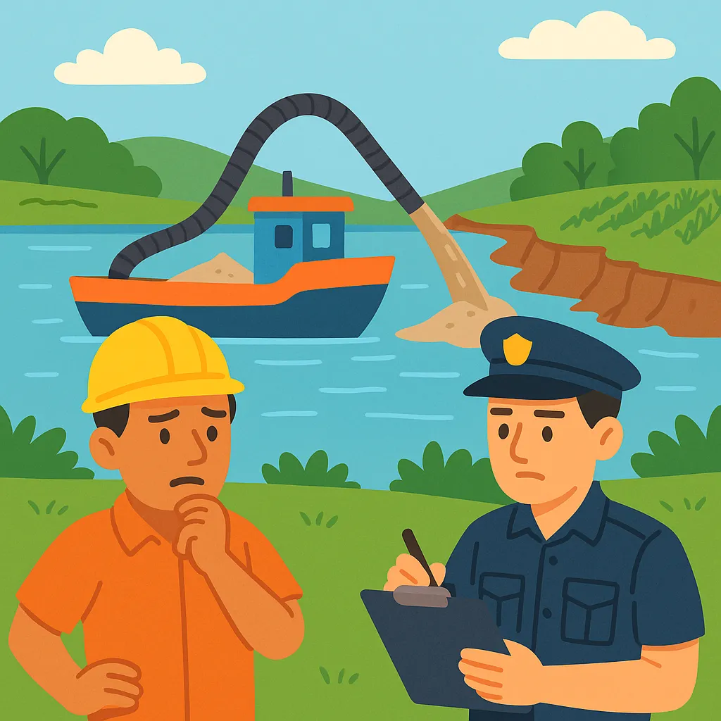 Cá nhân, tổ chức được phép khai thác cát trong khung giờ nào?