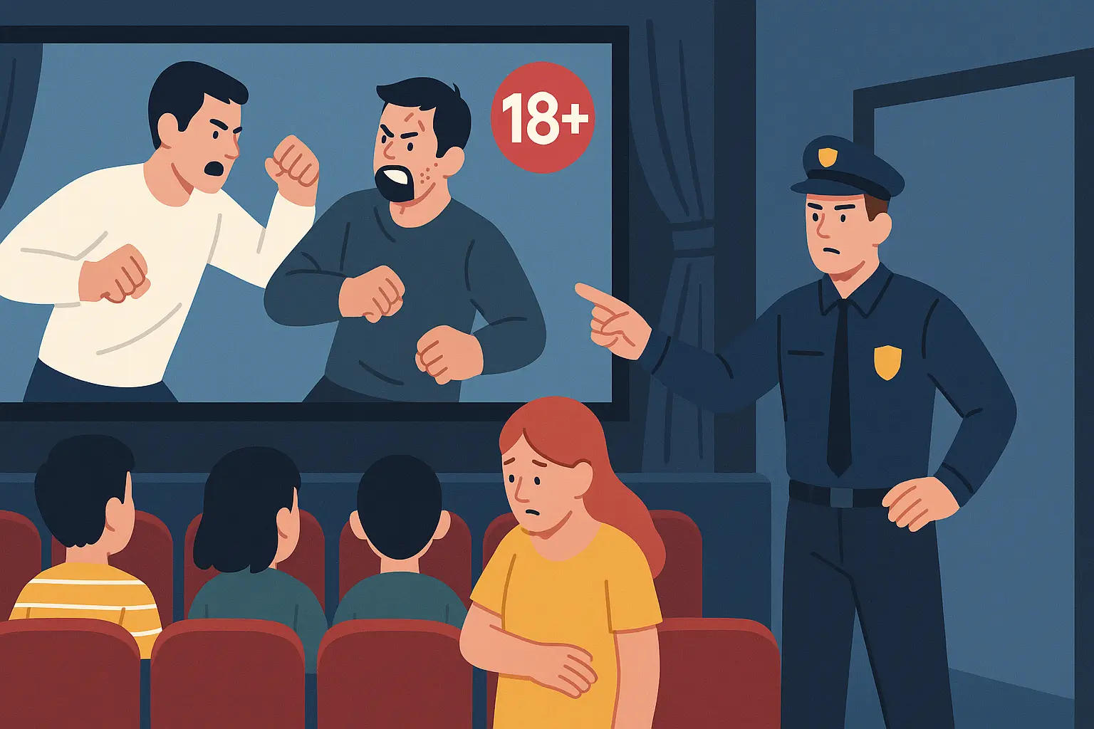 Rạp phim có bị xử phạt nếu vi phạm quy định phân loại độ tuổi?