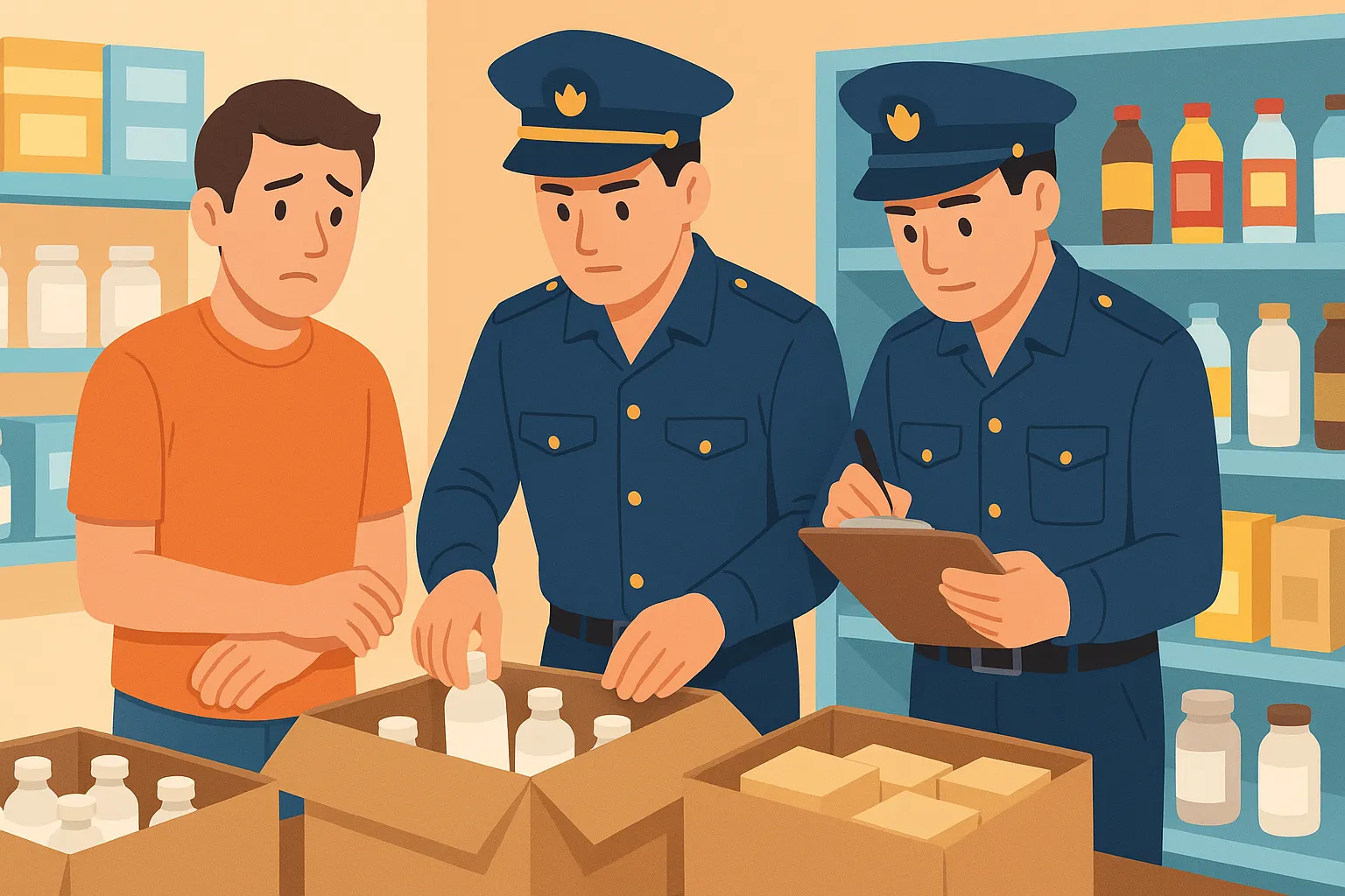 Kinh doanh hàng hóa không dán nhãn hiệu bị xử lý như thế nào?