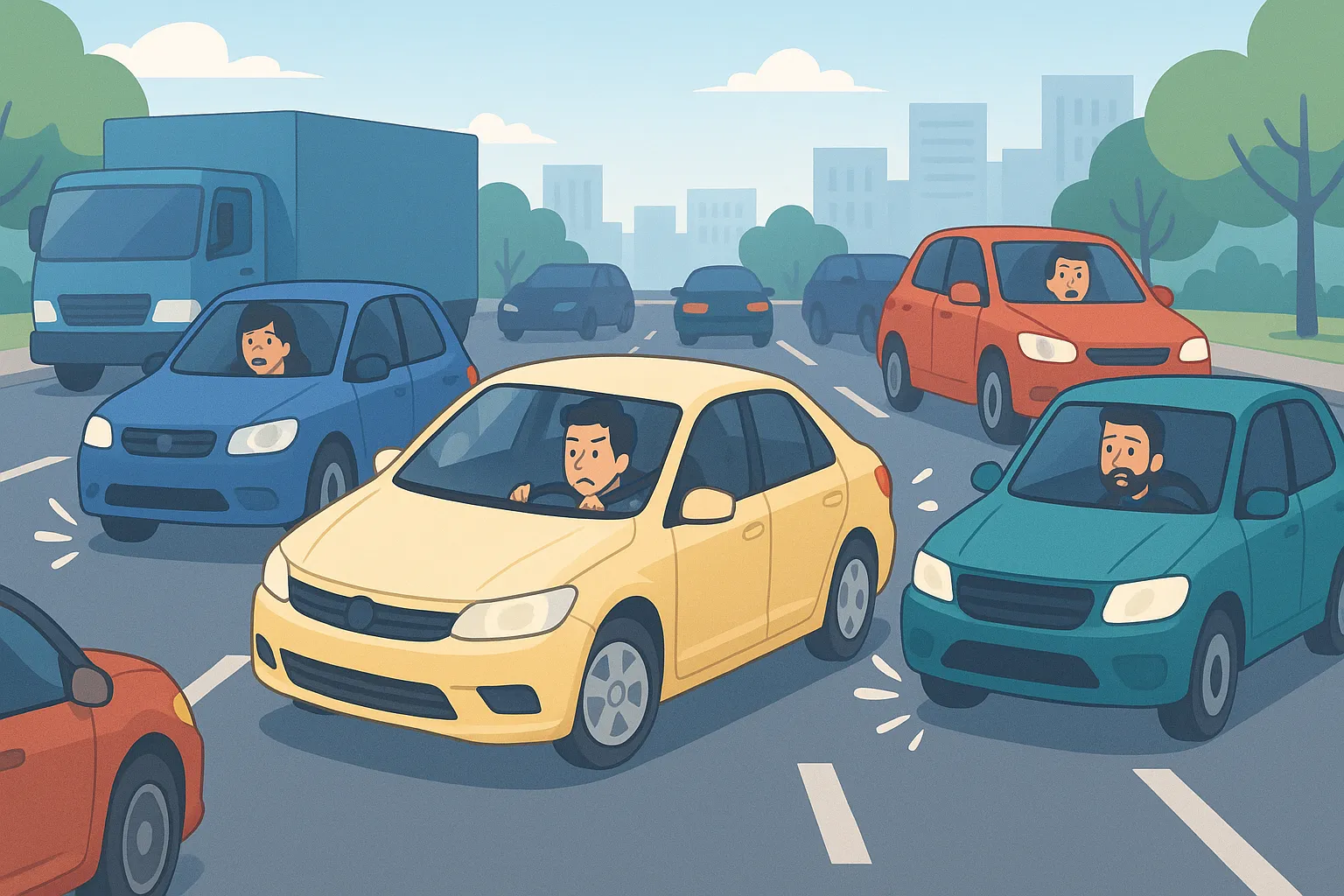 Ô tô không xi nhan khi chuyển hướng bị phạt là bao nhiêu?