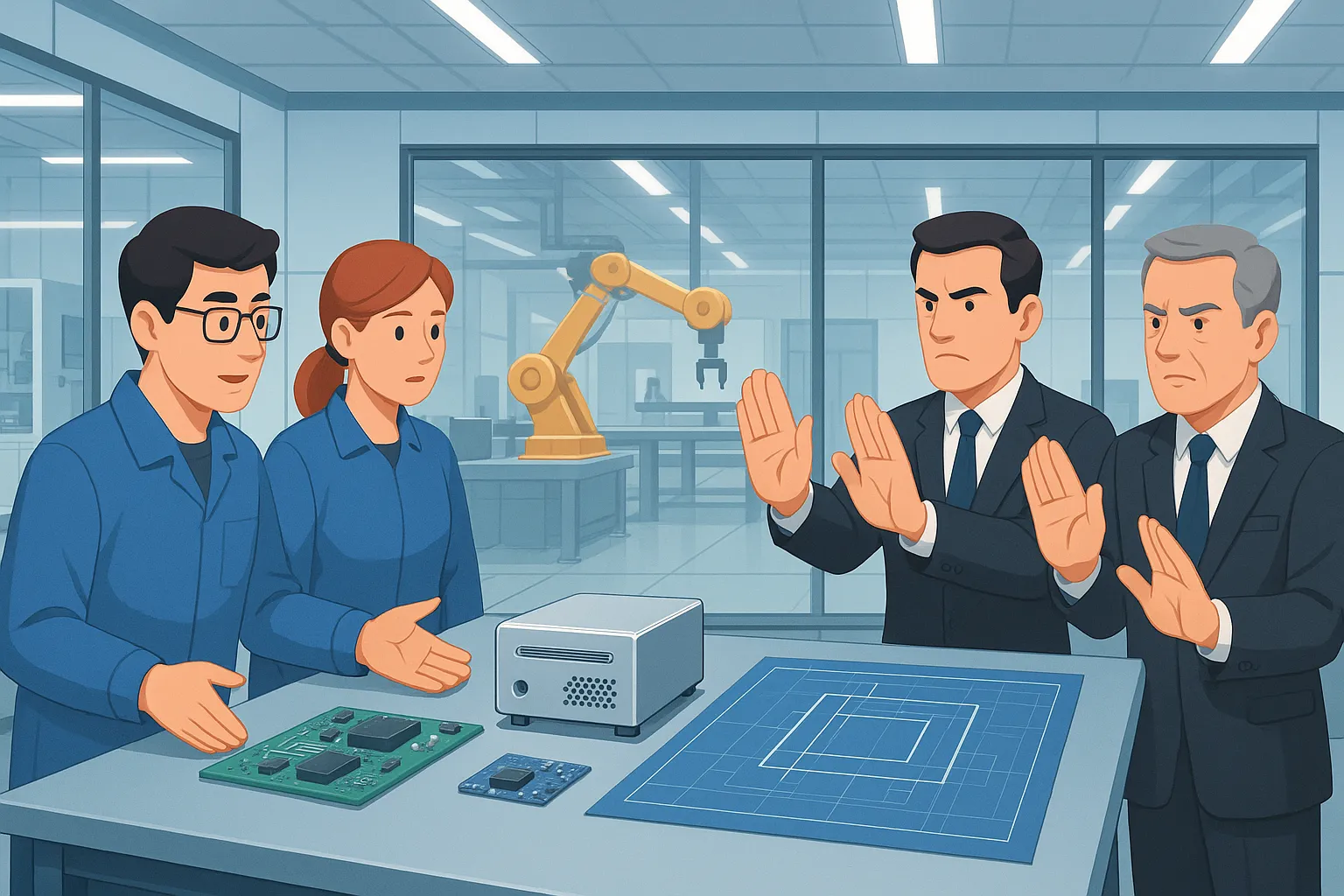 Doanh nghiệp có được thỏa thuận hạn chế phát triển kỹ thuật không?