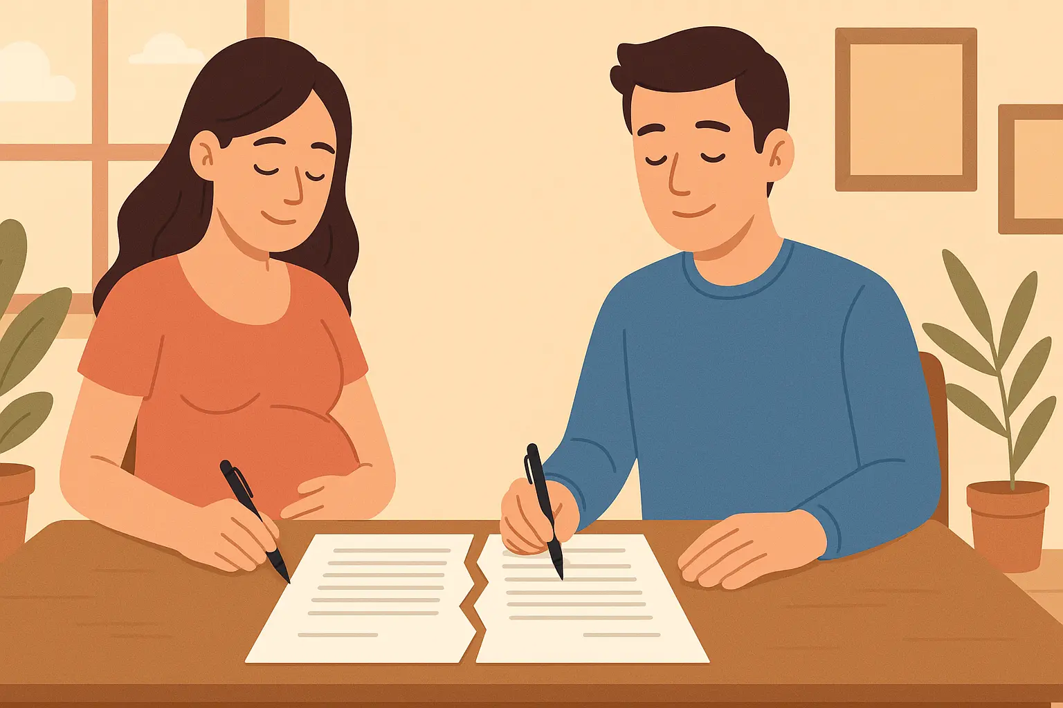 Việc giải quyết thuận tình ly hôn vẫn có thể được thực hiện khi người vợ đang mang thai không?