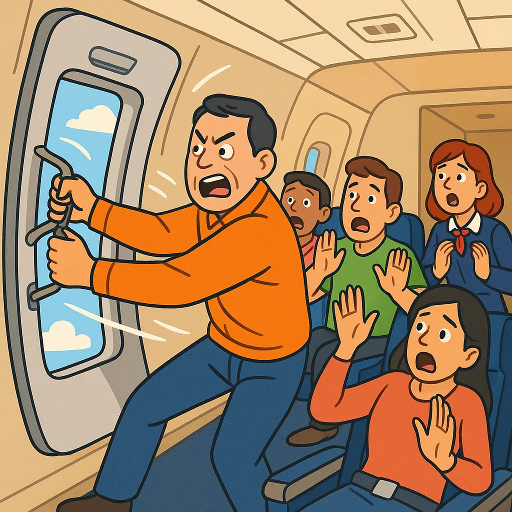 Tự ý mở cửa thoát hiểm máy bay có phải chịu trách nhiệm hình sự không?