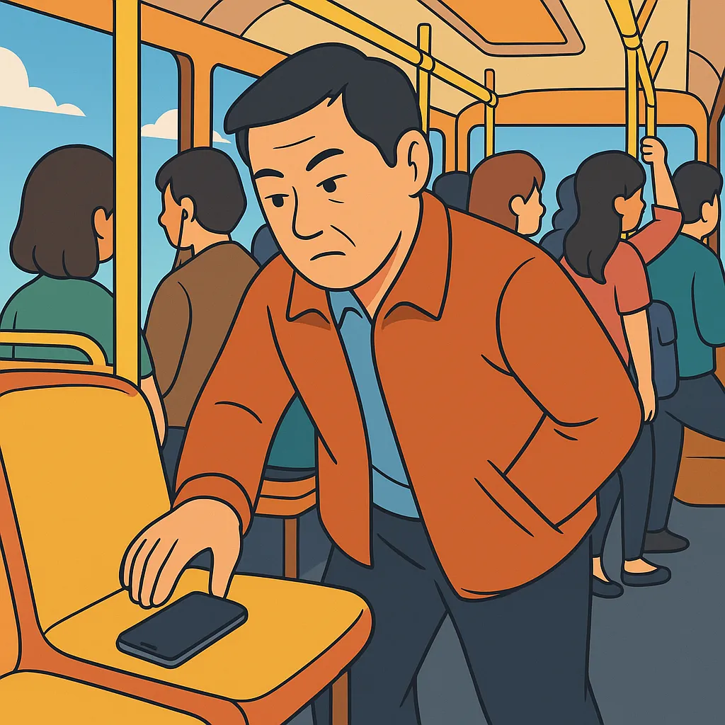 Móc điện thoại trên xe buýt bị xử lý như thế nào?