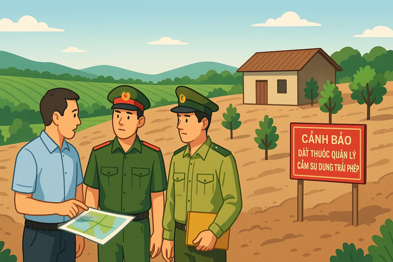 Sử dụng đất không đúng mục đích có vi phạm pháp luật không?