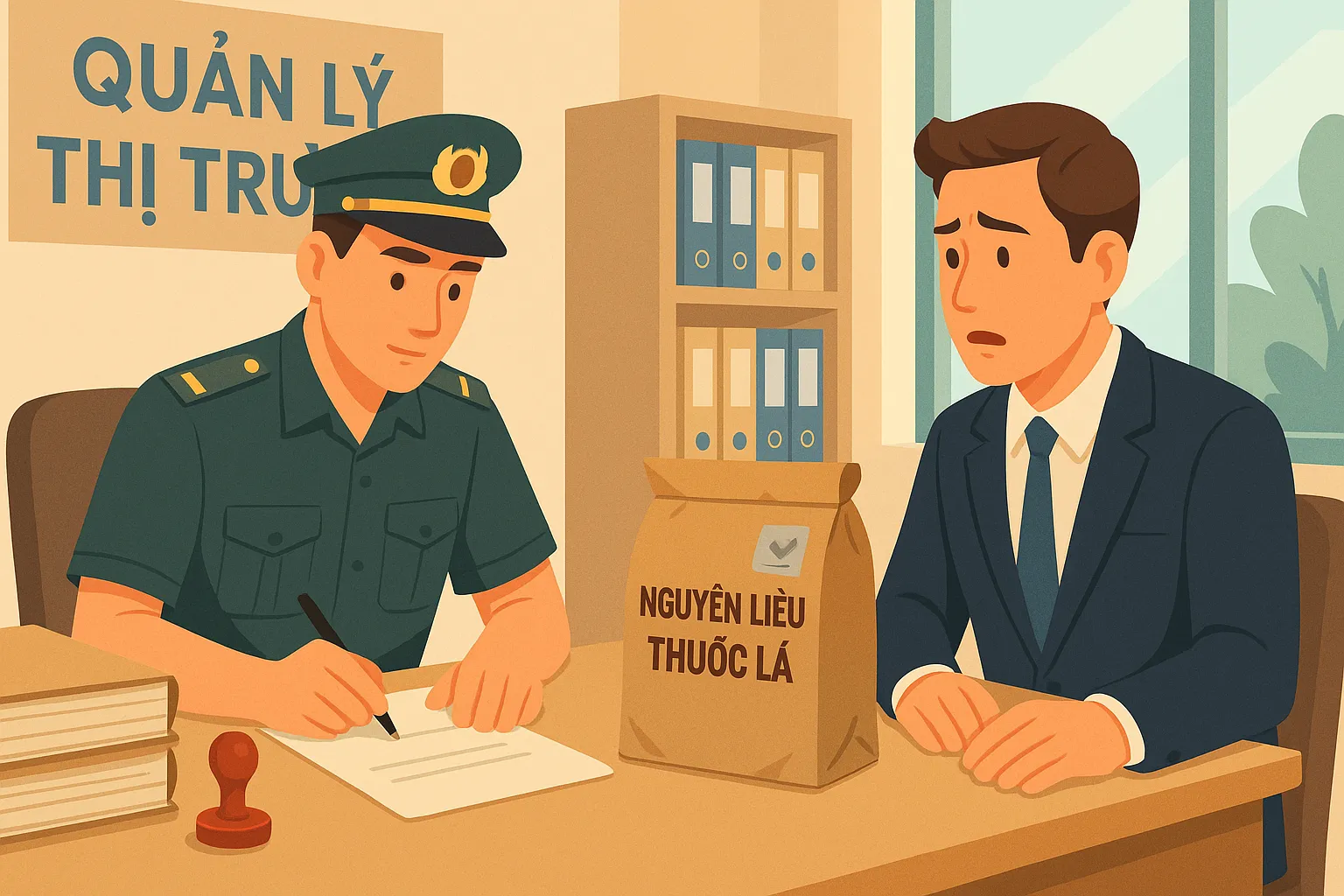 Nhập khẩu nguyên liệu thuốc lá không có giấy phép bị xử phạt bao nhiêu?