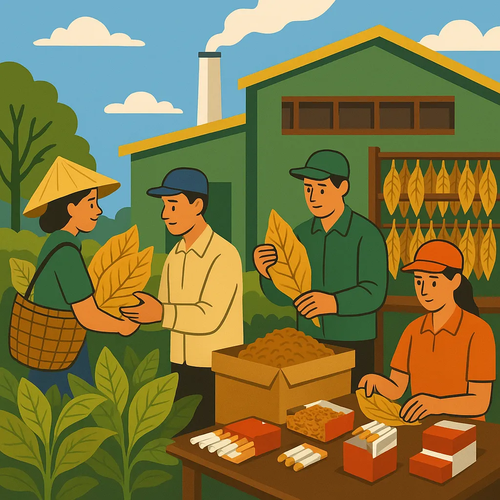 Nguyên liệu thuốc lá là gì?