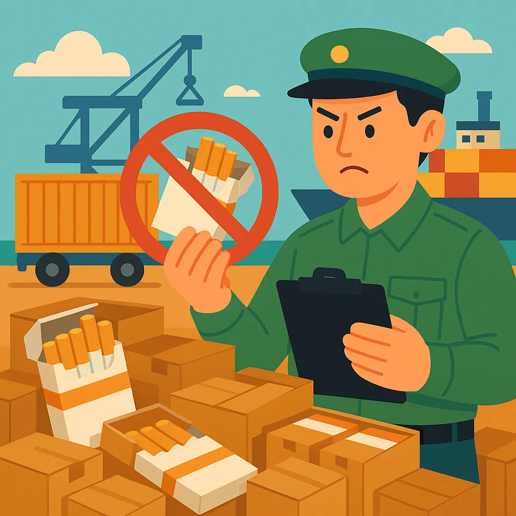 Nhập khẩu thuốc lá không đảm bảo an toàn vệ sinh bị xử phạt bao nhiêu?