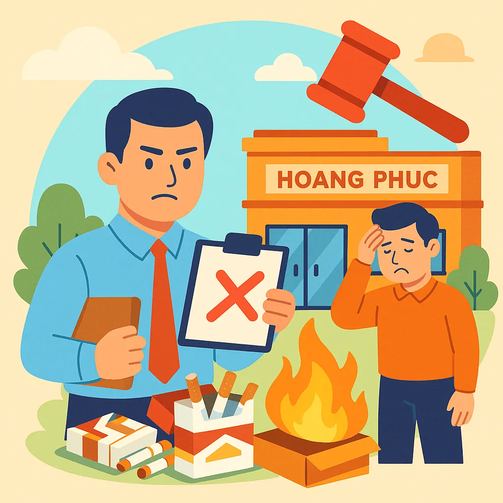 Nhập khẩu thuốc lá không đảm bảo an toàn vệ sinh có bị tước giấy phép không?