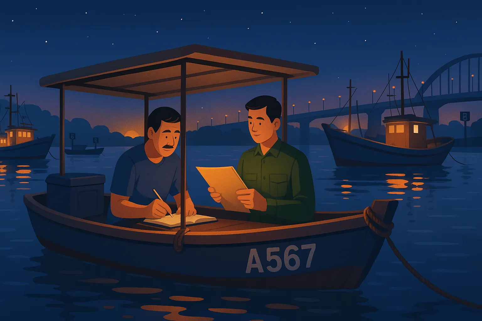 Người sinh sống, người làm nghề lưu động trên tàu thuyền được xác định nơi cư trú như thế nào?