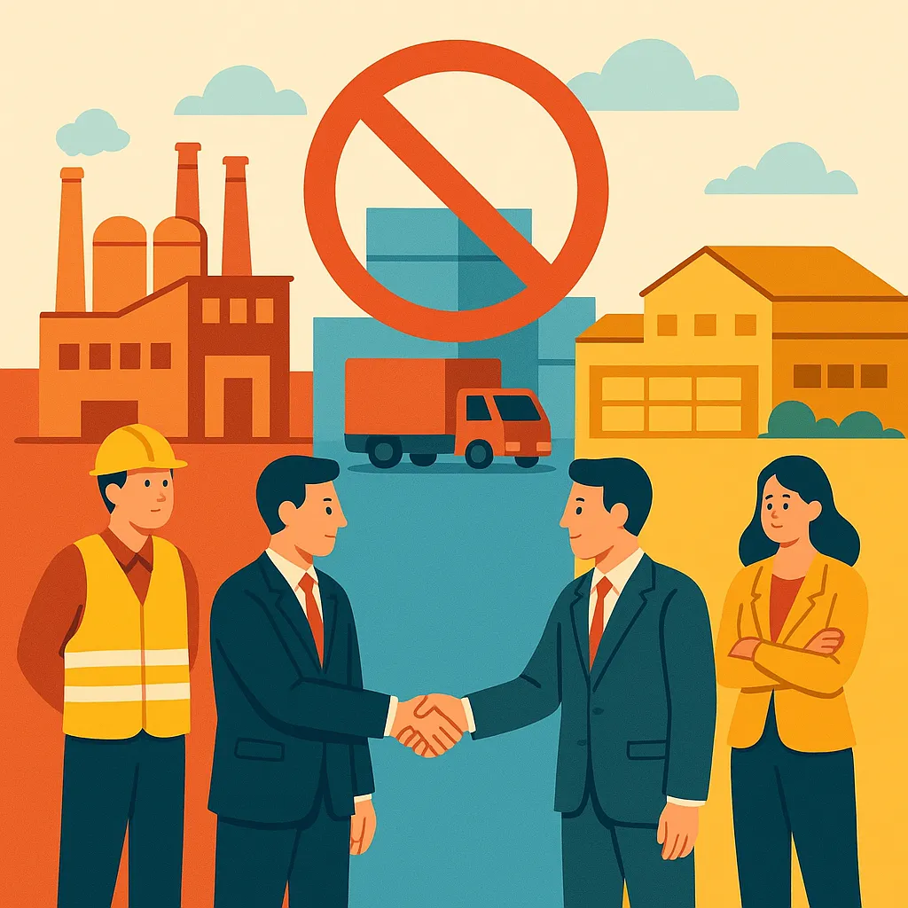 Doanh nghiệp có được thỏa thuận phân chia thị trường không?