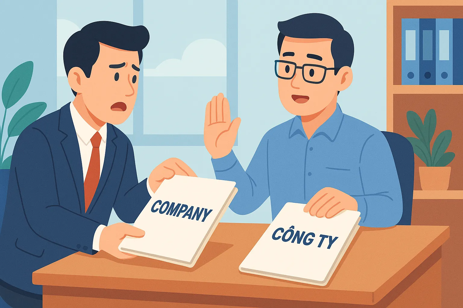 Pháp nhân có được đặt tên nước ngoài không?