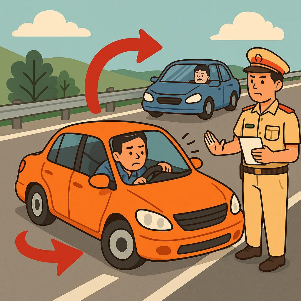 Xe ô tô có được phép quay đầu ở đường cao tốc không?