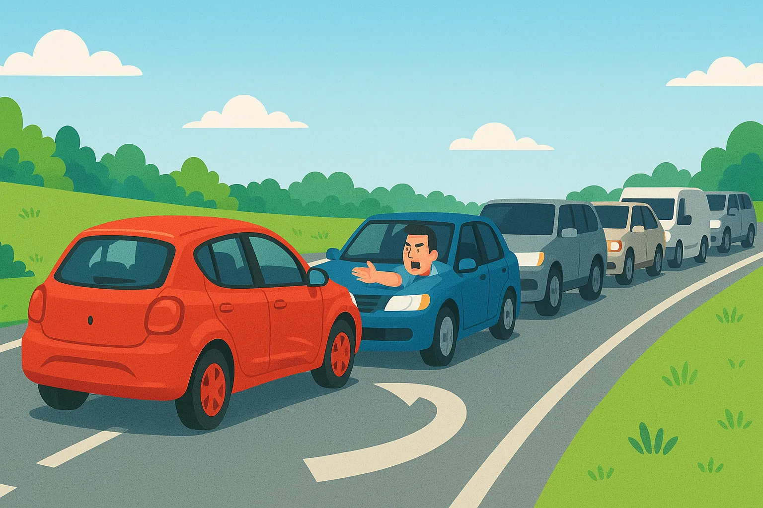 Xe ô tô có được phép quay đầu ở đường cao tốc không?