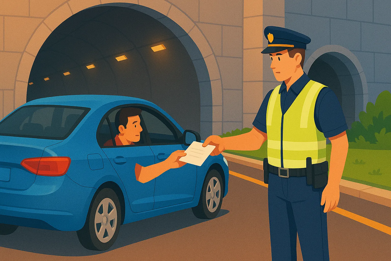 Quay đầu xe trong hầm đường bộ bị phạt bao nhiêu? 