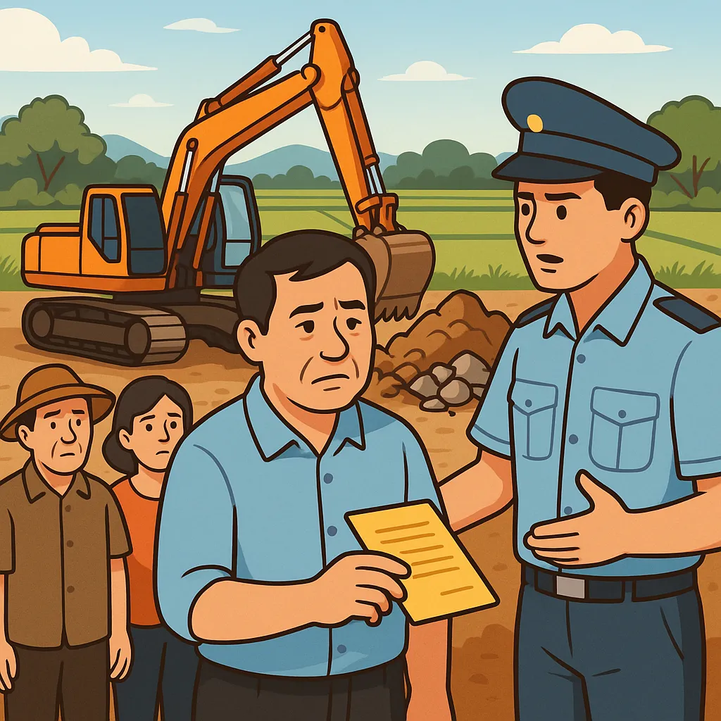 San lấp đất nông nghiệp trái phép bị xử phạt bao nhiêu?