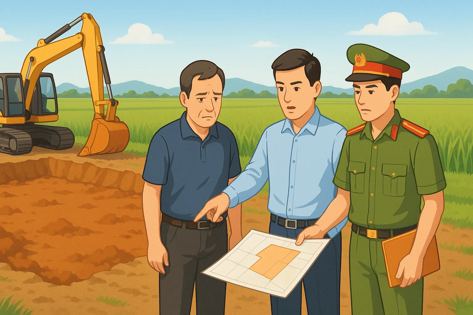 San lấp đất nông nghiệp trái phép bị xử phạt bao nhiêu?