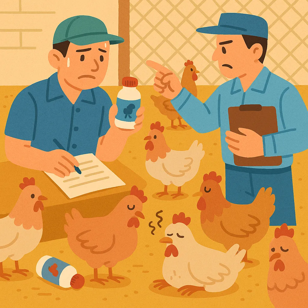 Sử dụng thuốc thú y không theo hướng dẫn bị xử phạt bao nhiêu?