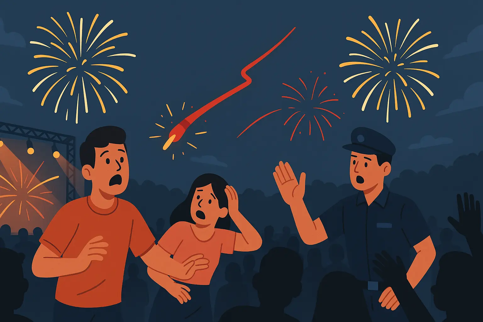 Bắn pháo hoa trái phép có thể bị xử lý như thế nào?