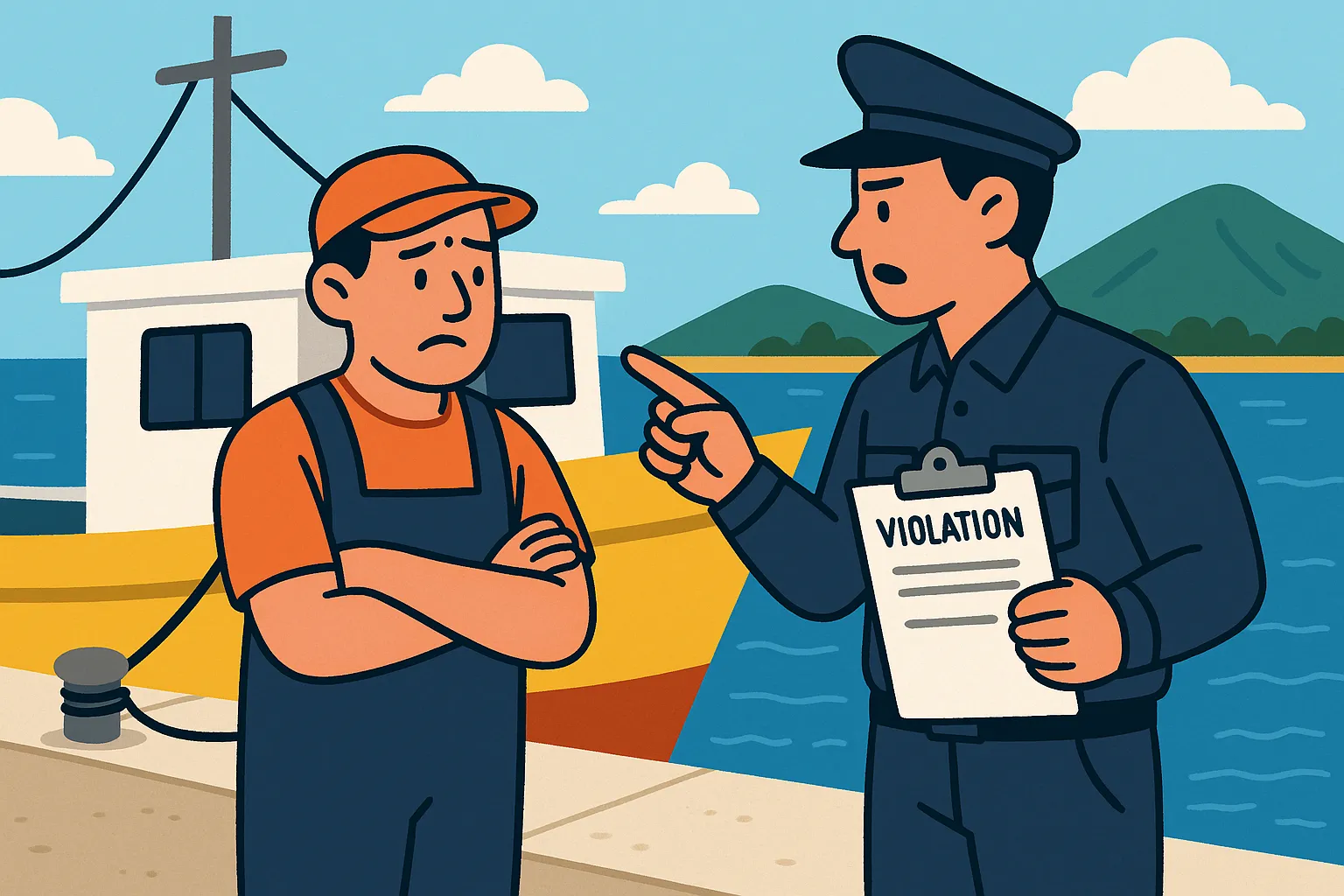 Tàu cá đánh bắt có phải thực hiện đánh dấu hay không?