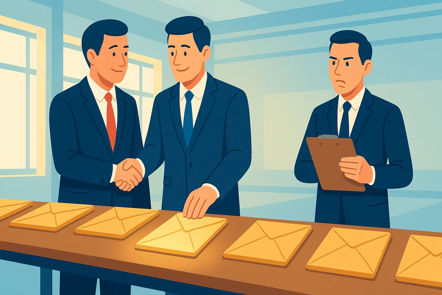 Doanh nghiệp có được thỏa thuận để một bên thắng thầu không?