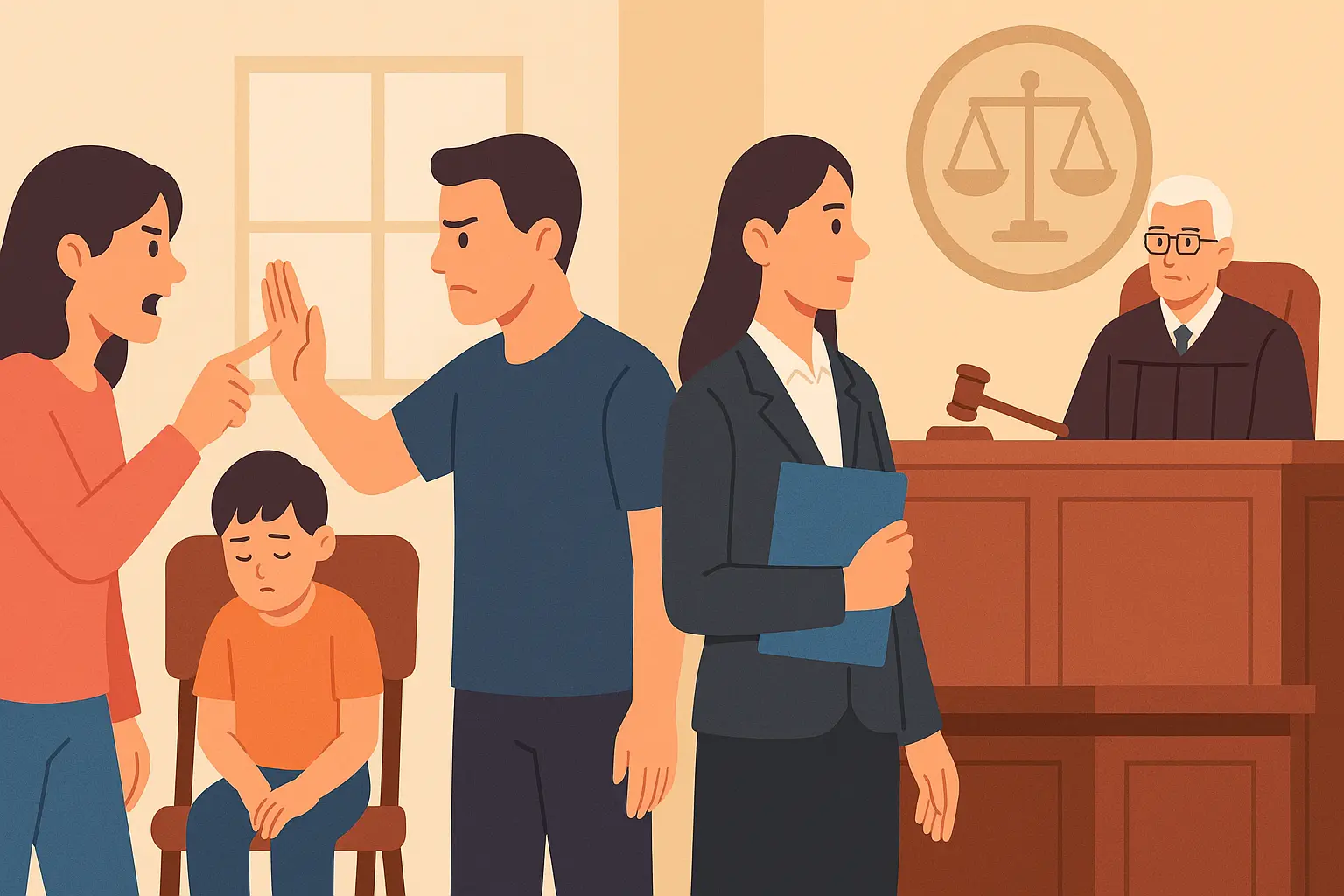 Ai được yêu cầu thay đổi người nuôi con sau khi ly hôn?