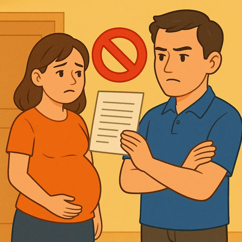 tình huống giả định - Chồng có được ly hôn khi vợ đang mang thai không?