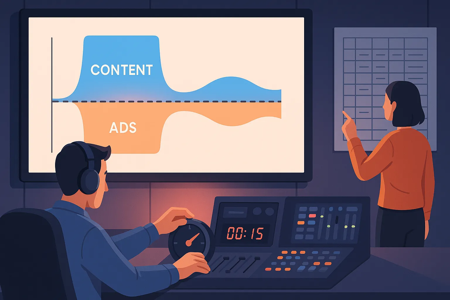 Thời lượng quảng cáo có được vượt quá tổng thời lượng chương trình không?