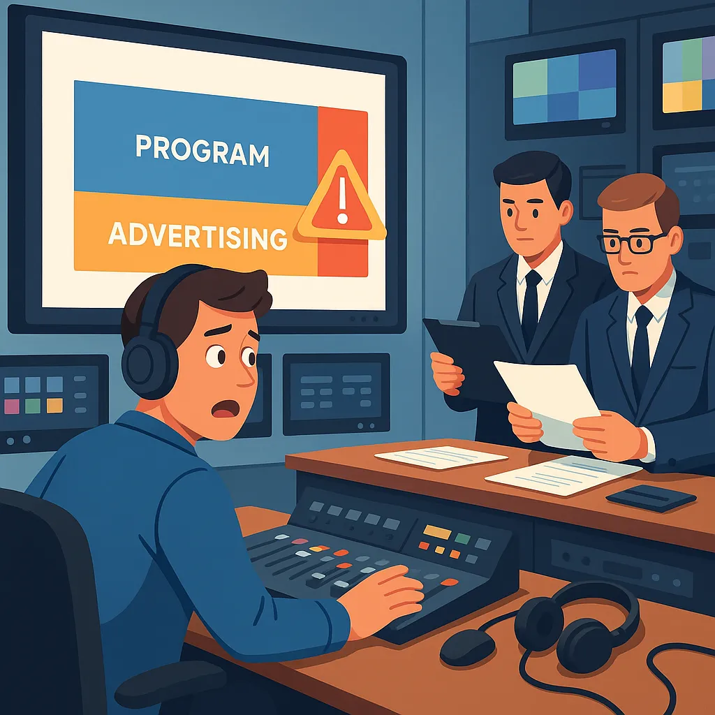 Thời lượng quảng cáo vượt quá tổng thời lượng chương trình bị xử phạt bao nhiêu?