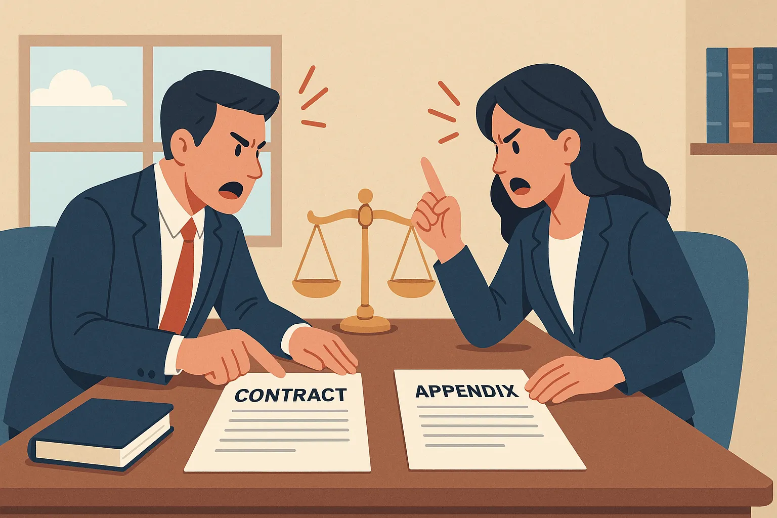 Nội dung phụ lục trái với nội dung hợp đồng phải làm sao?