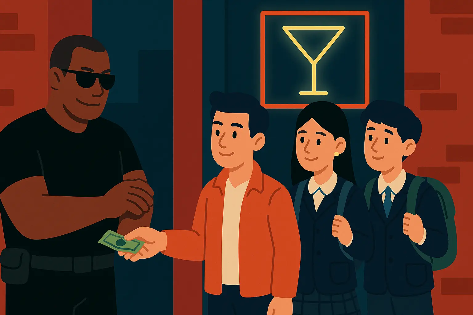 Cho người dưới 18 tuổi vào quán bar có vi phạm pháp luật không?