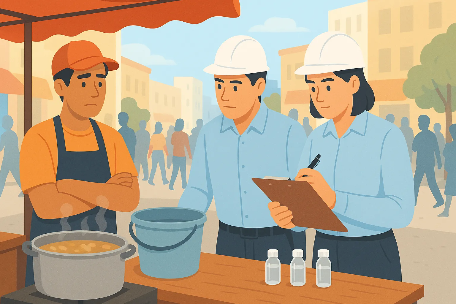 Sử dụng nước không bảo đảm vệ sinh để chế biến thức ăn có vi phạm pháp luật không?