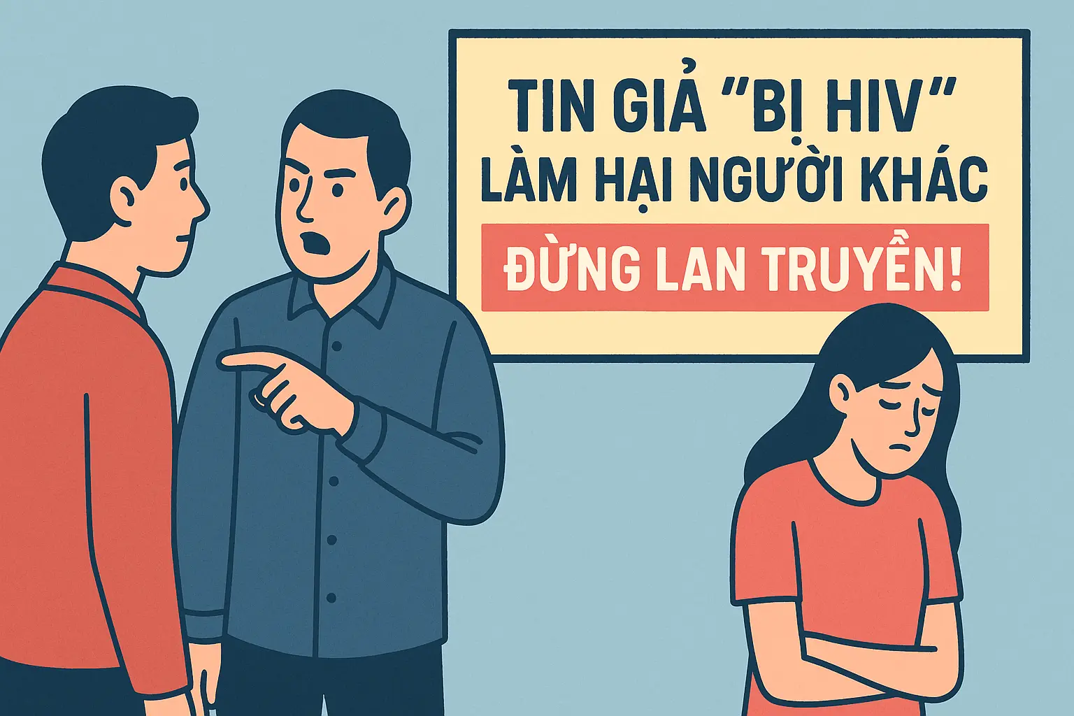 Bịa đặt người khác bị nhiễm HIV có vi phạm pháp luật không?